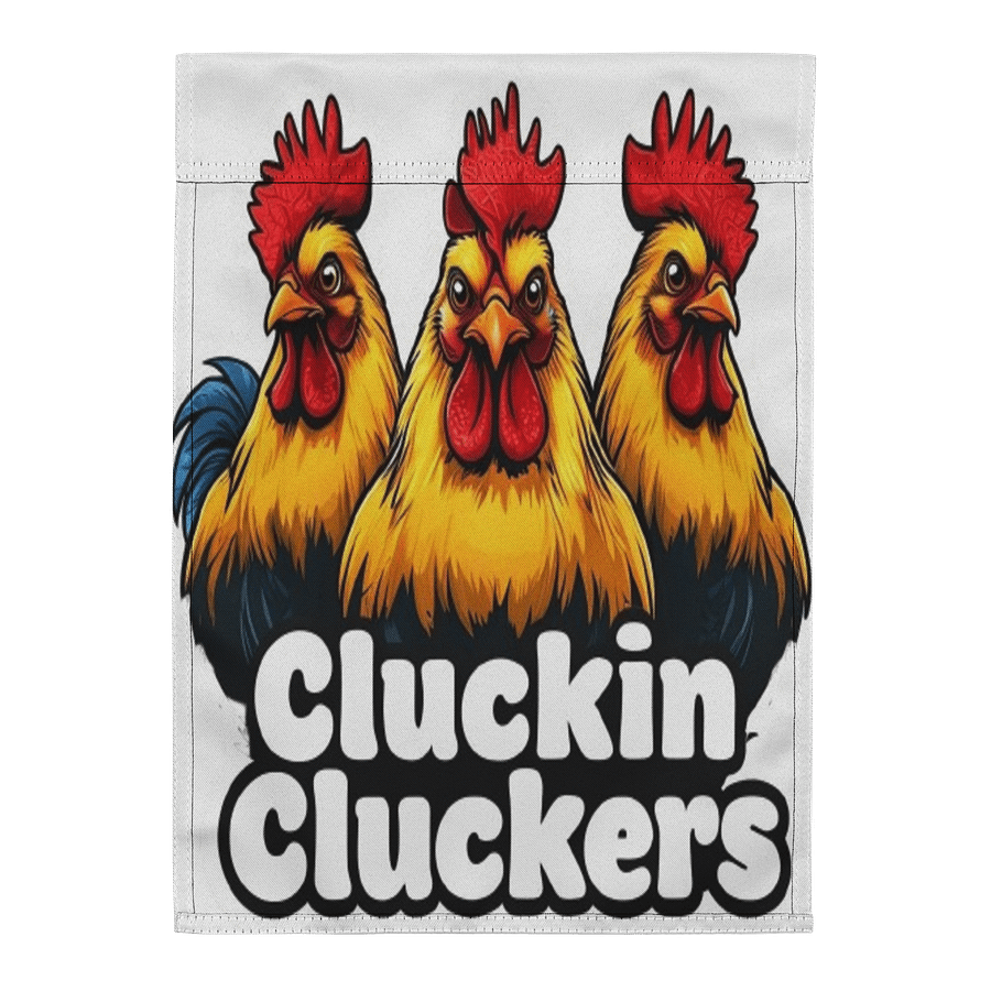 Cluckin' Cluckers Farm Flag product image (2)