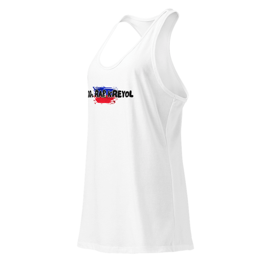 San pou san wh Women's Racerback Tank Top product image (3)