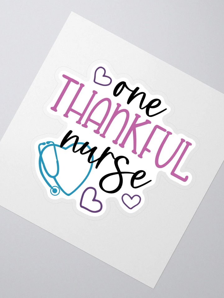 One Thankful Nurse Sticker product image (6)
