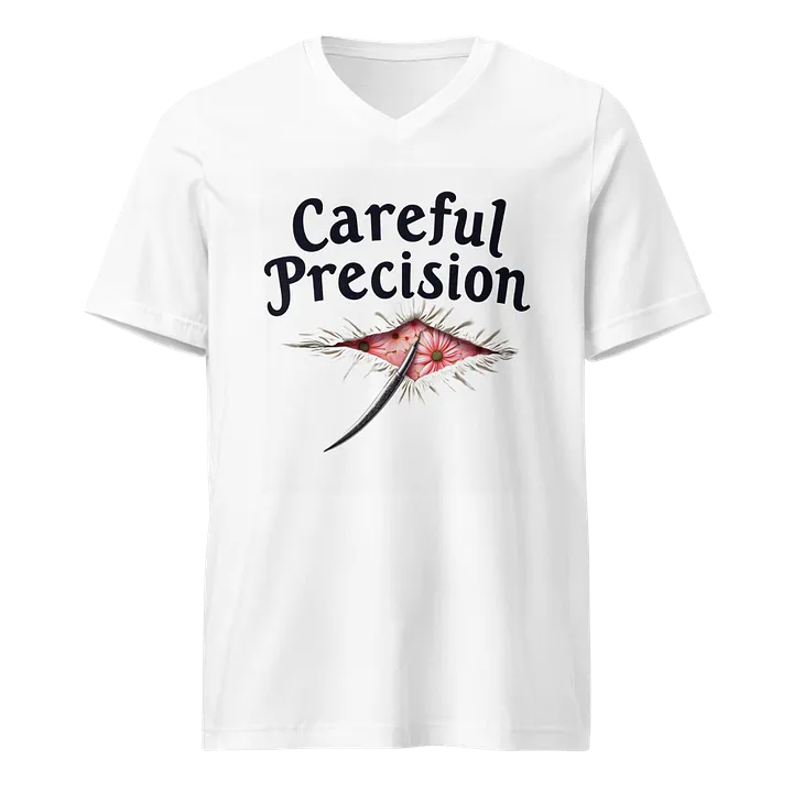 Floral Precision V-Neck Tee product image (1)