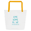 Live Love Float - Tote (Yellow Handle) product image (1)