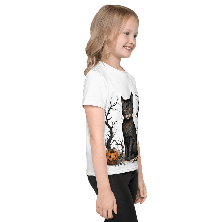 Halloween Cat All-Over Print Kids T-Shirt product image (4)