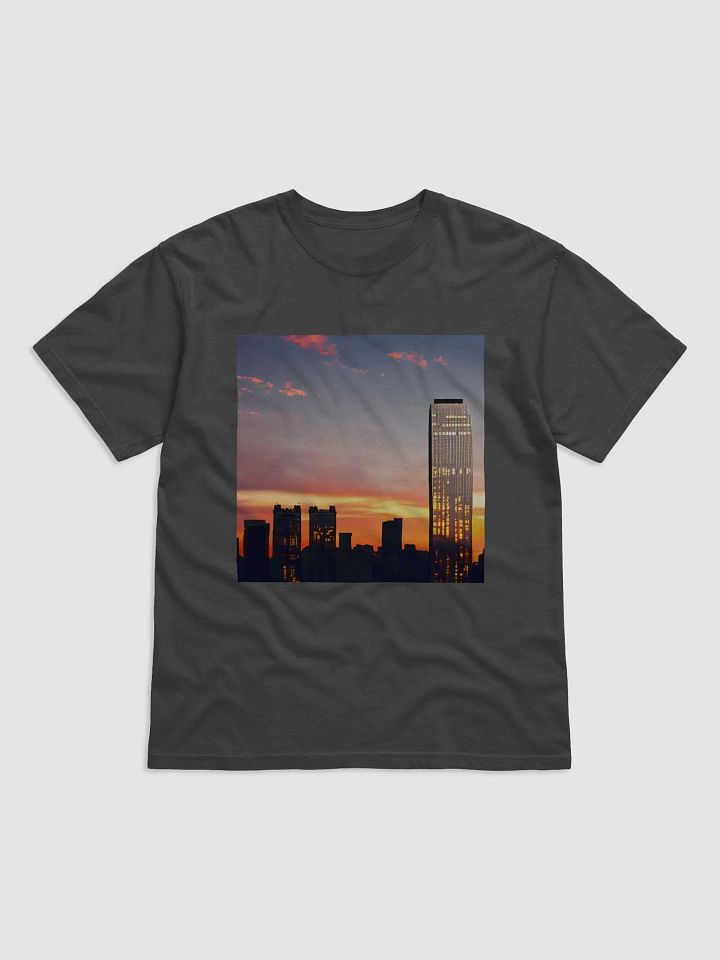 City Lights Ignite: Sunset Skyline T-Shirt product image (1)