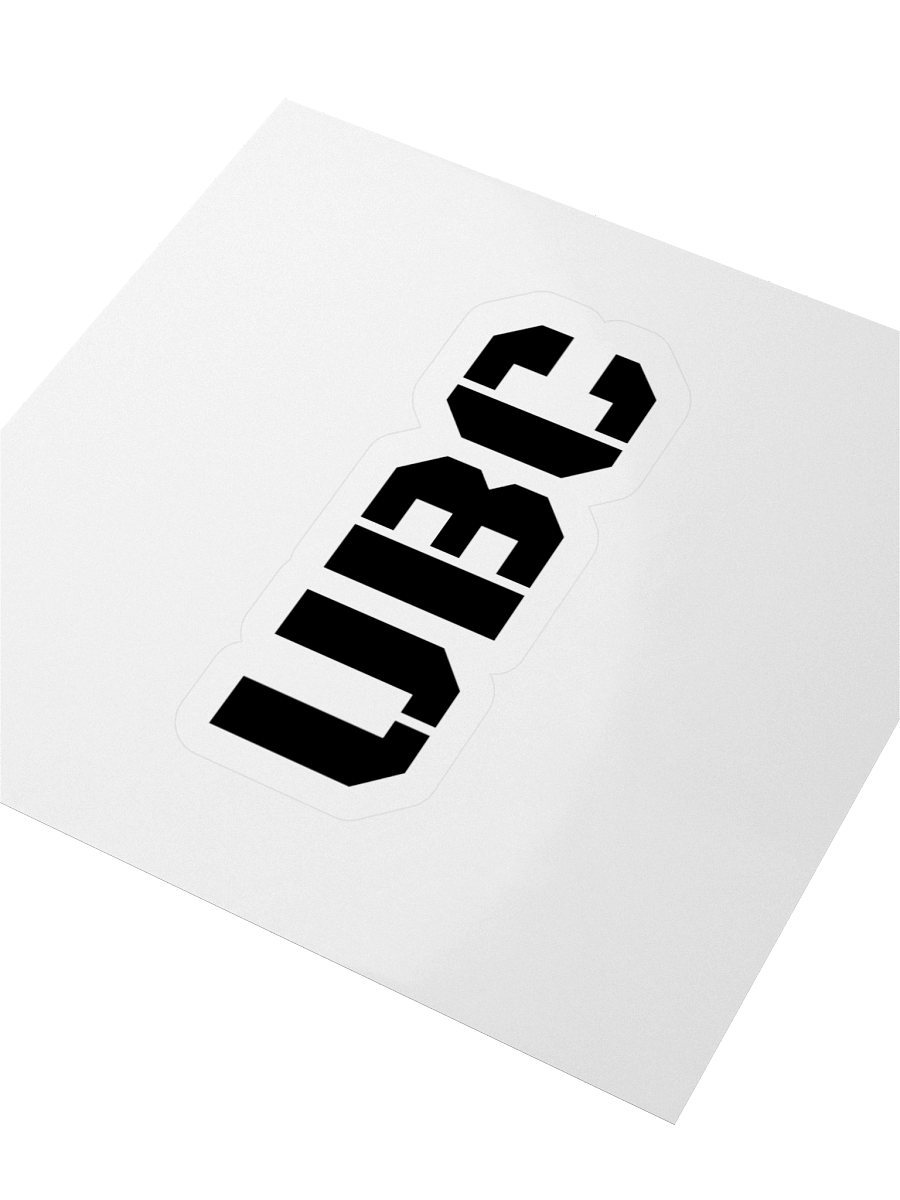 UBC "Black Ops" Sticker product image (3)