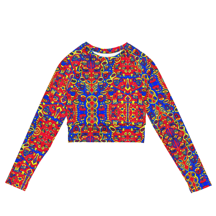 Symmetry Splendor Recycled Crop Top product image (2)