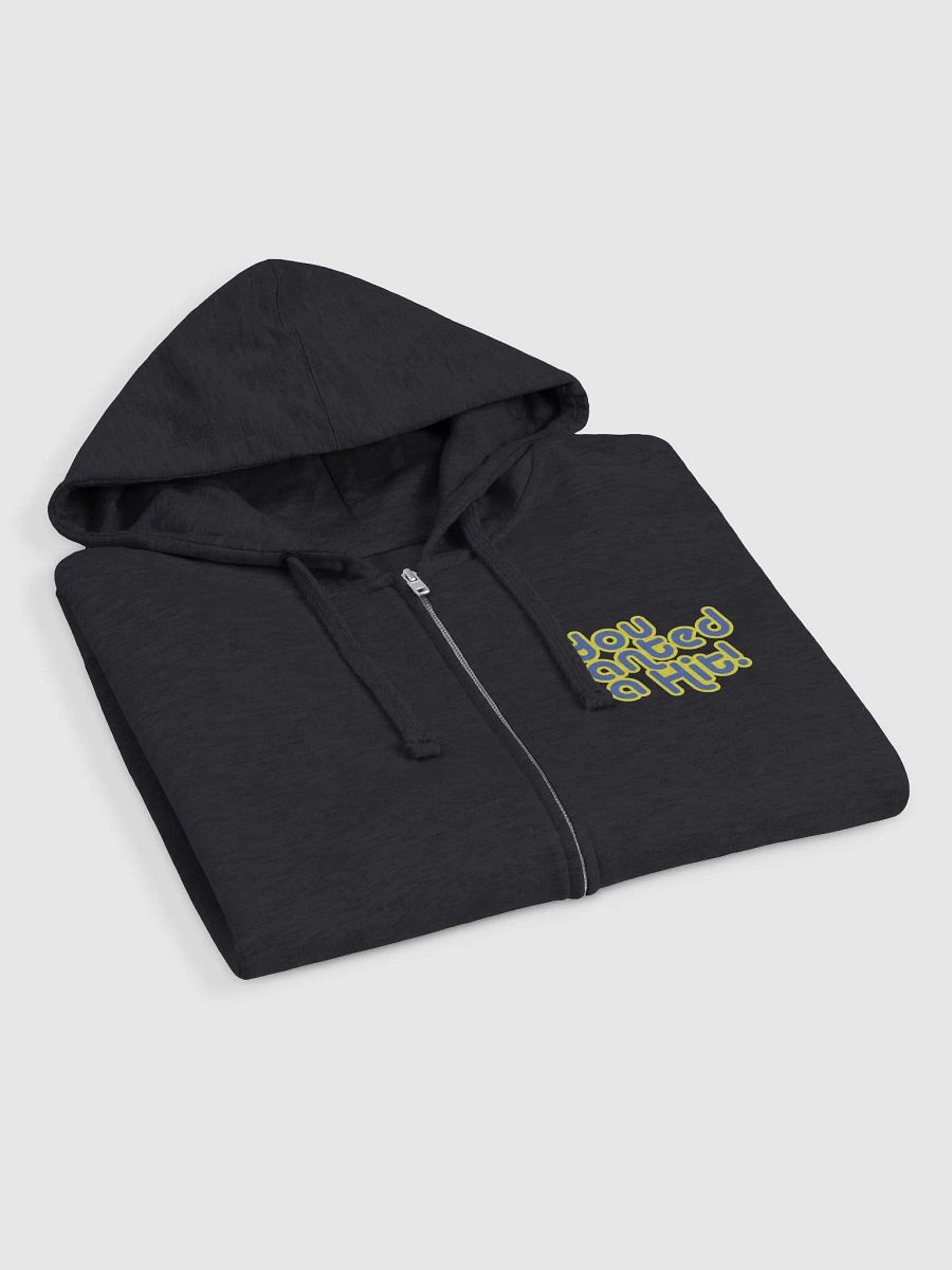 Zip-Up Hoodie (Black) product image (4)