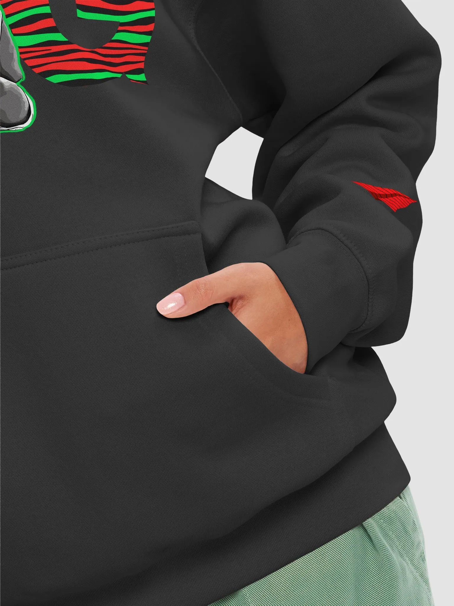 Biggie Tribe Pattern Hoodie product image (32)