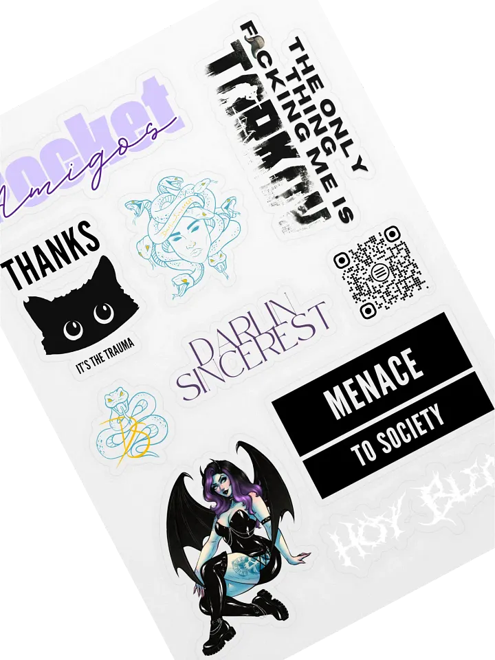 DarlinSincerest Sticker Sheet product image (2)