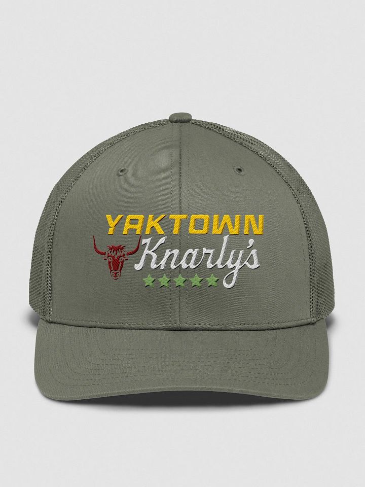 Yaktown Knarly's Trucker Hat (Olive green) product image (1)
