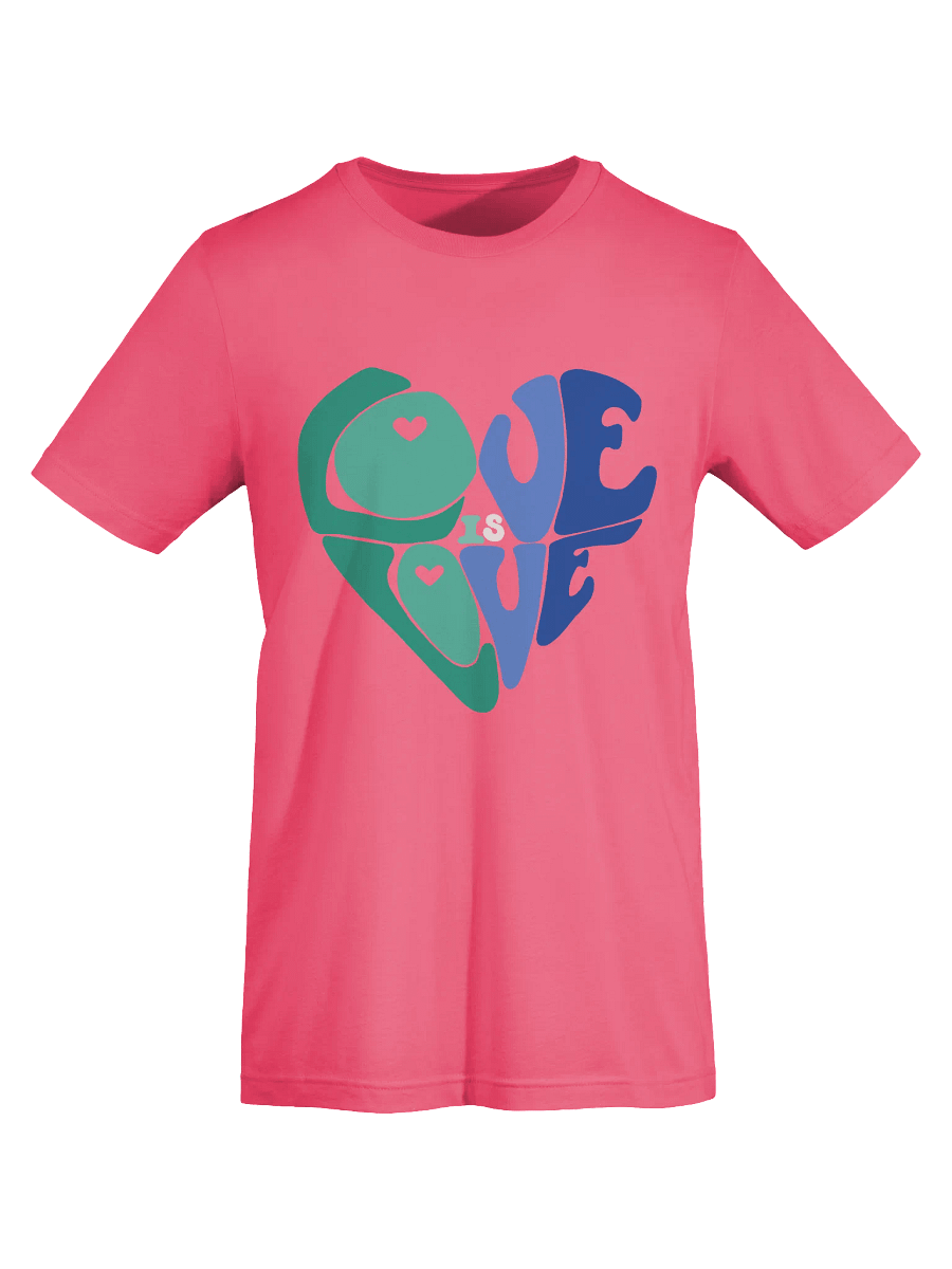 Gay Love is Love big print tee product image (7)