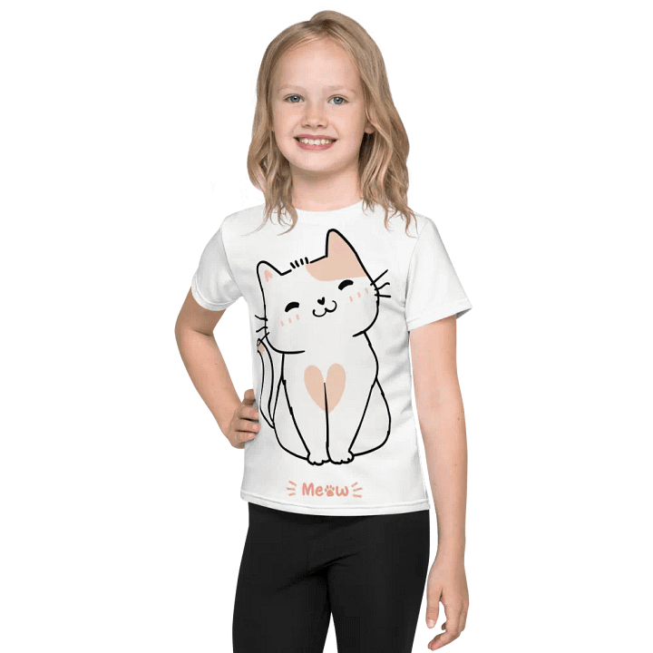 Kids Shirt Doodle Cat product image (1)