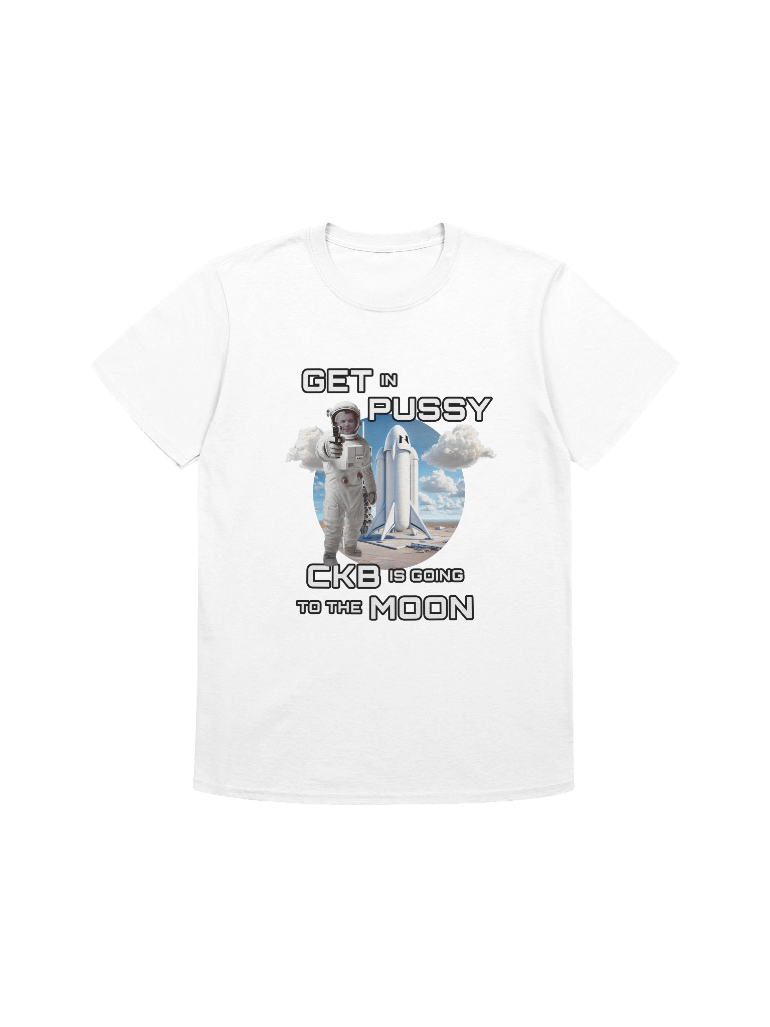 CKB is Going to the Moon T-Shirt White product image (1)