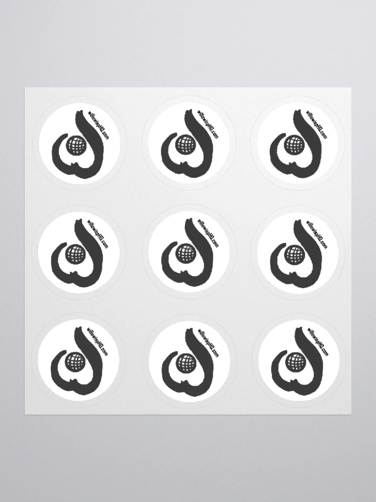 WILLOWISP Stickers (black and white) product image (2)