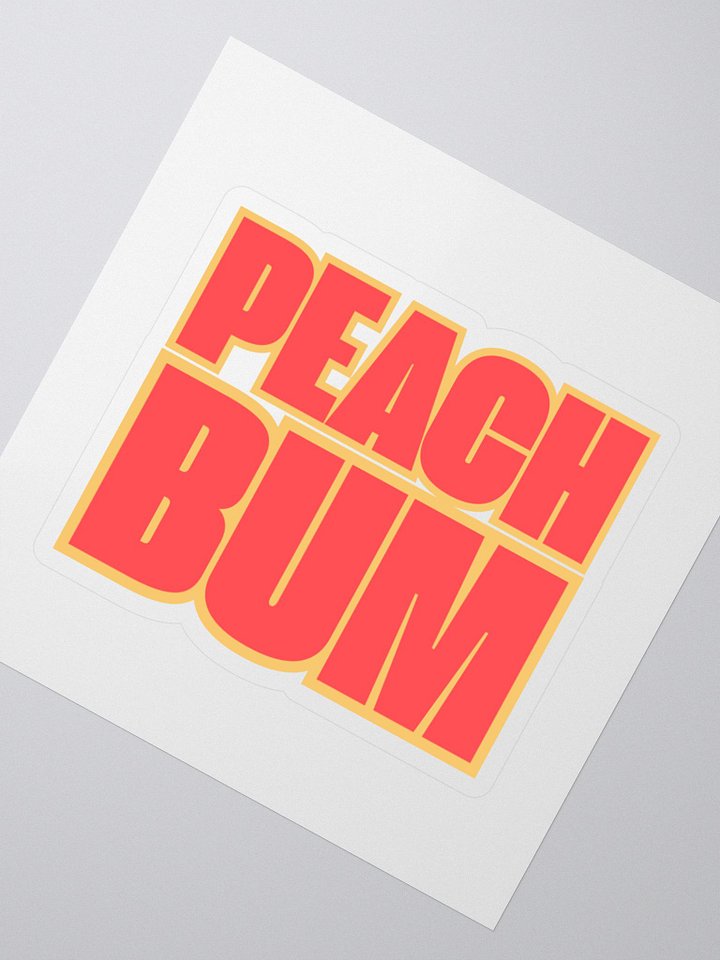 Peach Bum Sticker product image (2)
