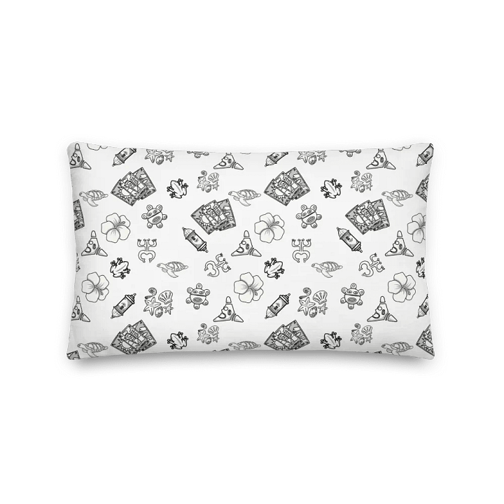 Boricua Pride Puerto Rican Tattoo-Inspired Throw Pillow product image (2)