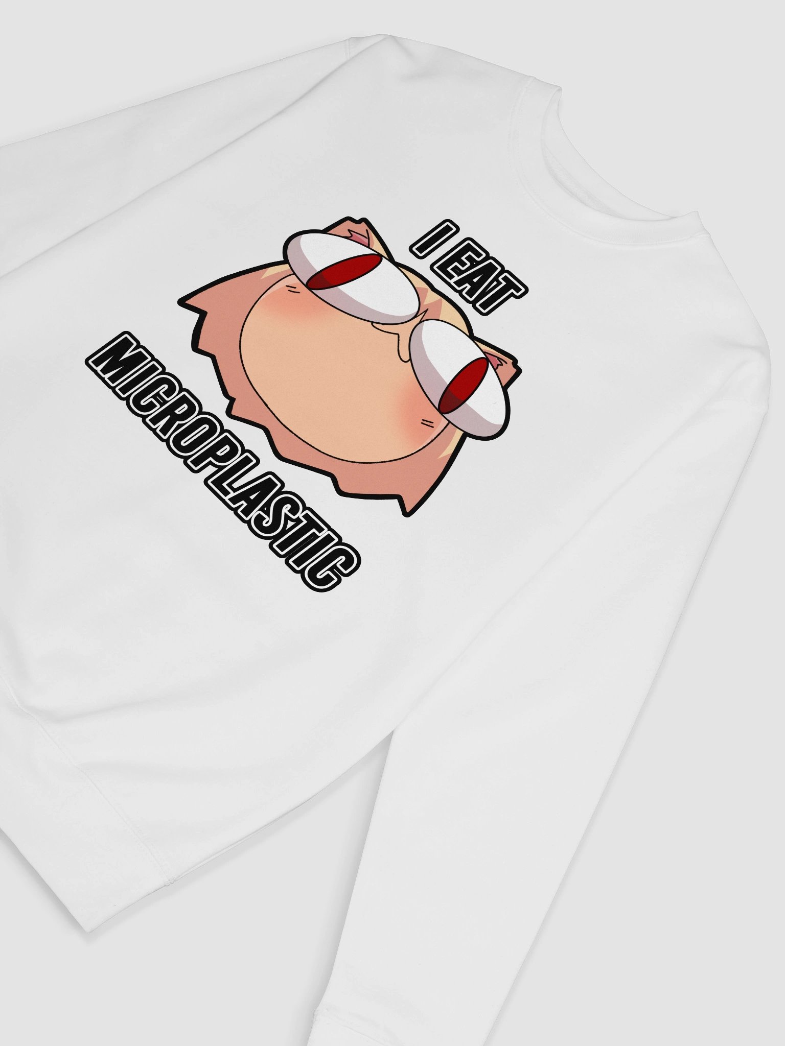 Neco Arc - I eat microplastic (Sweatshirt) product image (45)