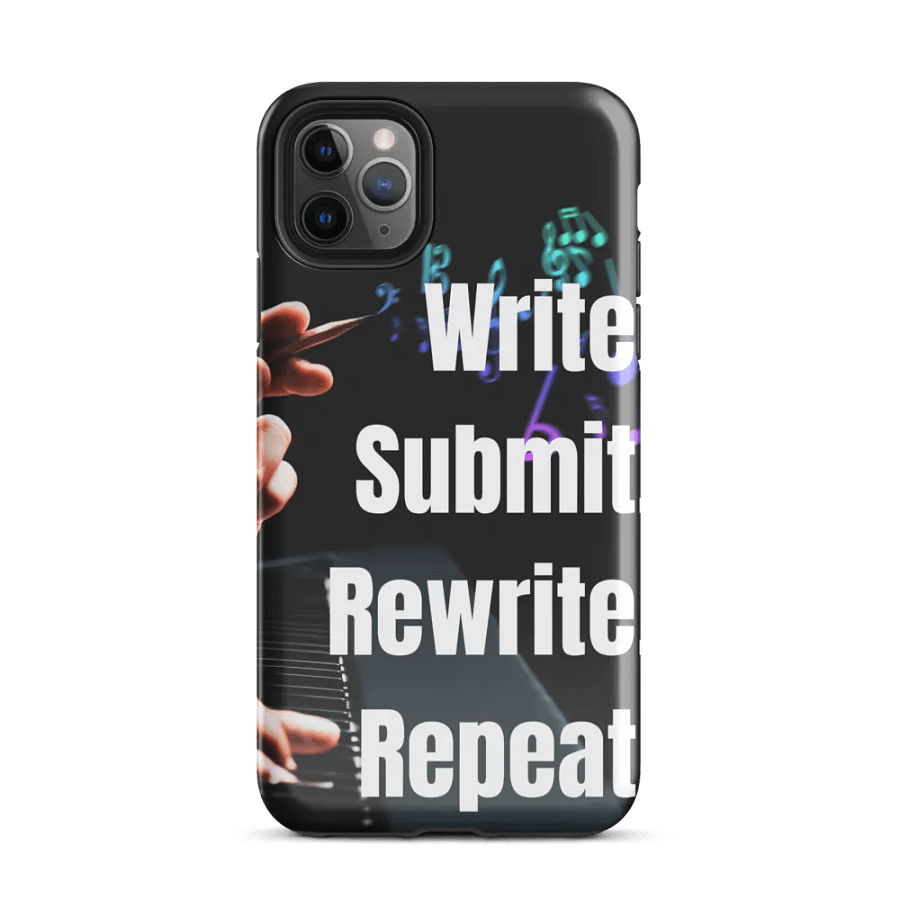 'Write Submit Rewrite Repeat' Inspirational iPhone Tough Case product image (2)