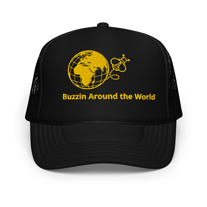 Buzzin Around the World Trucker Hat product image (1)