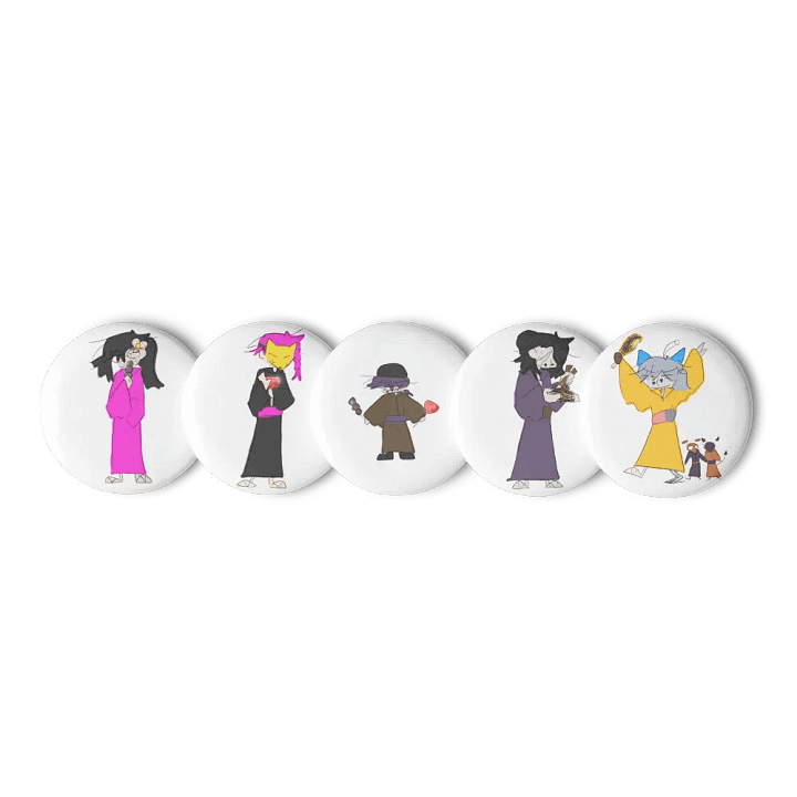 Moon Savers pin buttons August product image (1)