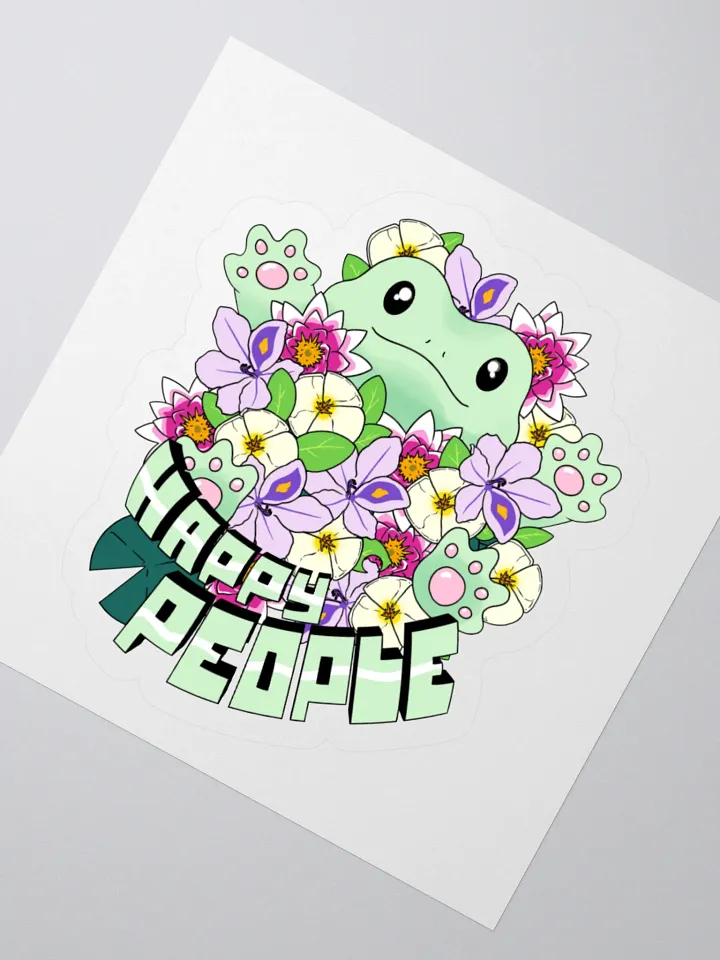 'Flower 'Froggo' Sticker product image (4)