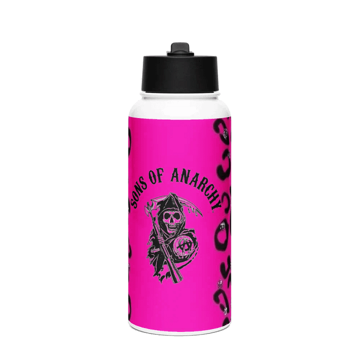 Grim Reaper Leopard Stainless Steel Bottle product image (1)