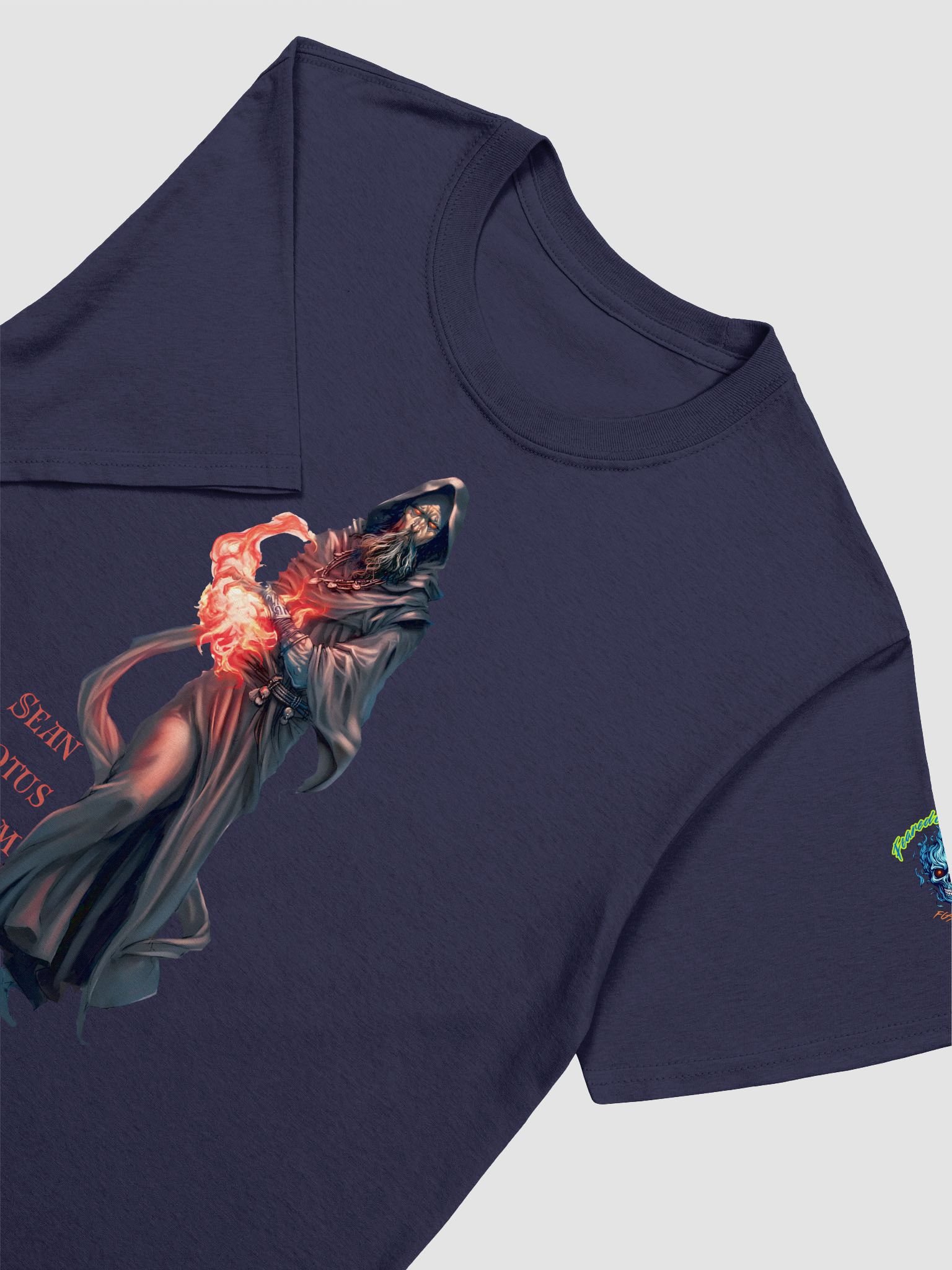 Fire Wizard Unisex Soft-style T-shirt ( Feared ) product image (7)