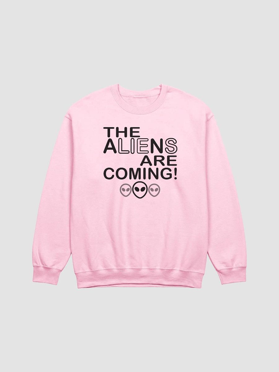 The Aliens Are Coming! - Black - Gildan Classic Crewneck Sweatshirt product image (2)