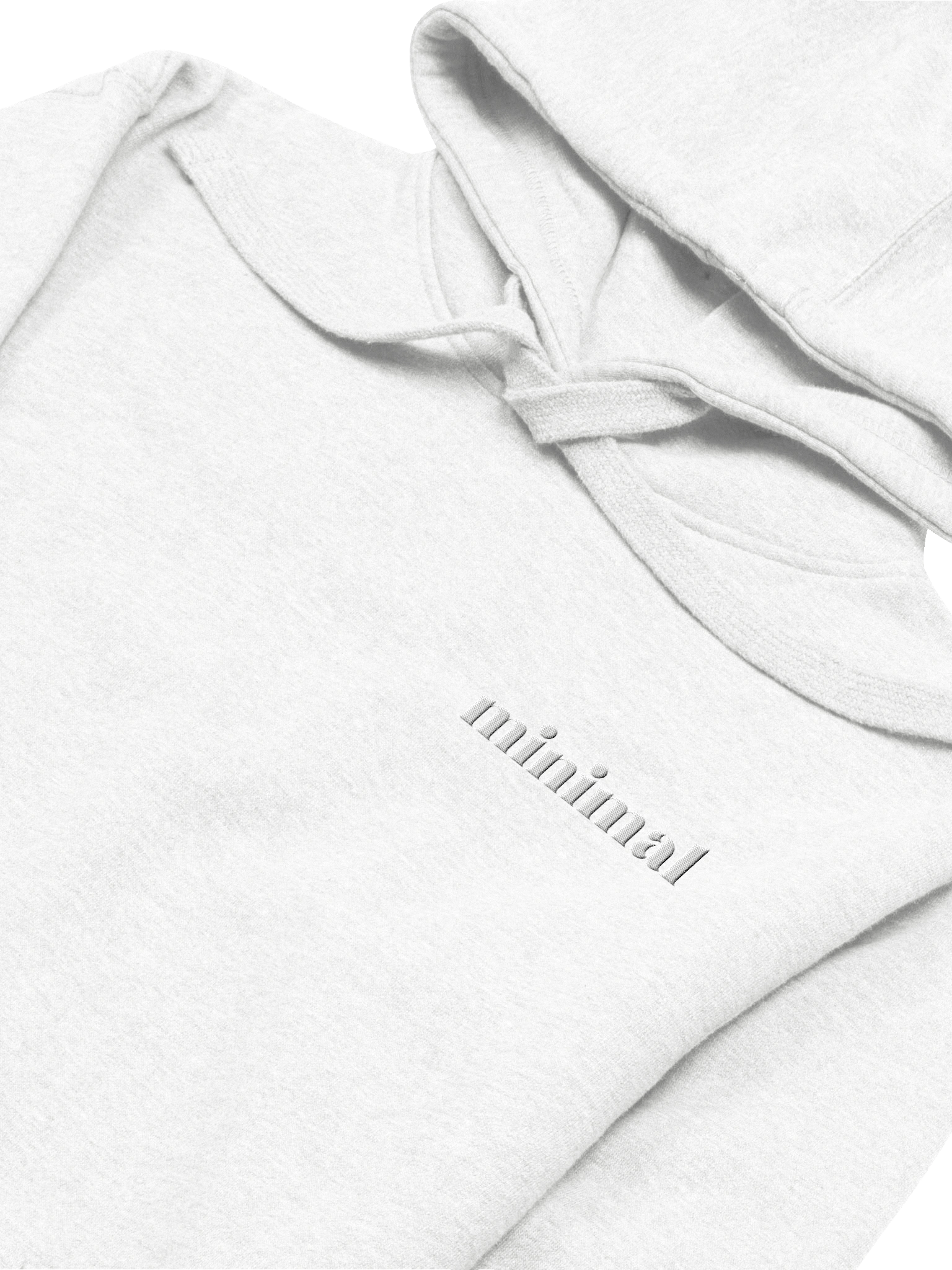 001: white stitched hoodie product image (3)