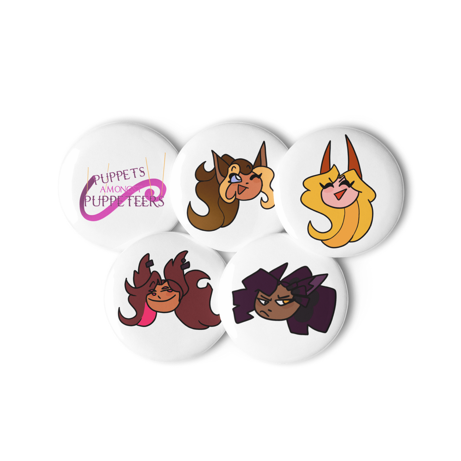 Set 1 - Character + Logo Buttons product image (3)