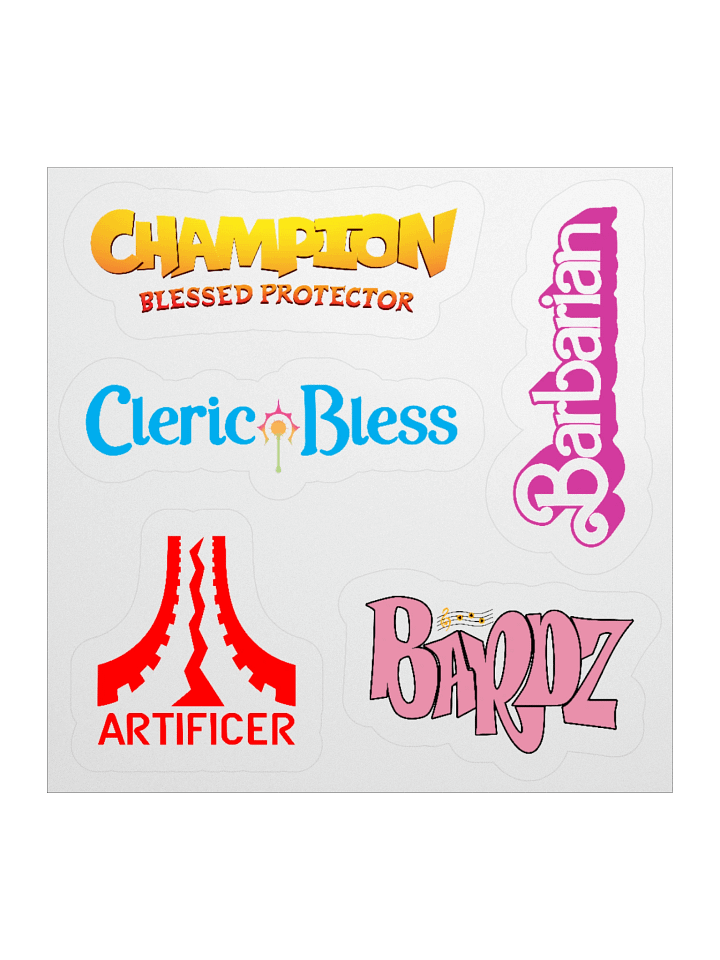 Class Clash Class Pack A-C Kiss-Cut Stickers product image (1)