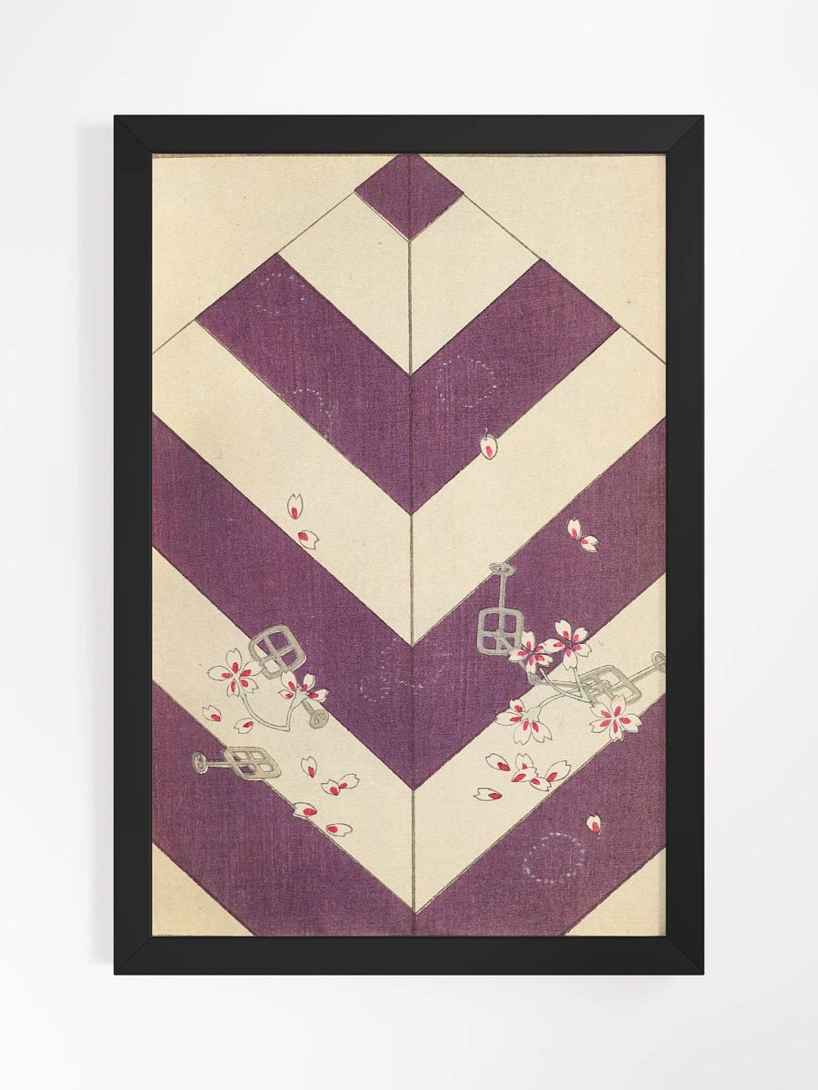 Enchanted Chevron Floral Print | Nuqtuh. product image (1)