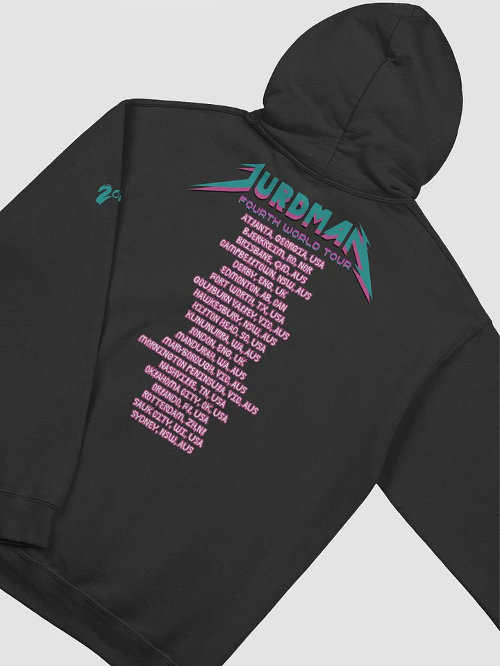 Jurdman Fourth World Tour Hoodie | EXCLUSIVE PRINT - FRONT, BACK, BOTH SLEEVES | LIMITED EDITION product image (2)