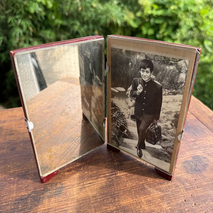 🎎 Japanese Souvenir Mirrored Picture Frame - Nihondaira - Showa Era - Japan Antique Roadshow product image (1)
