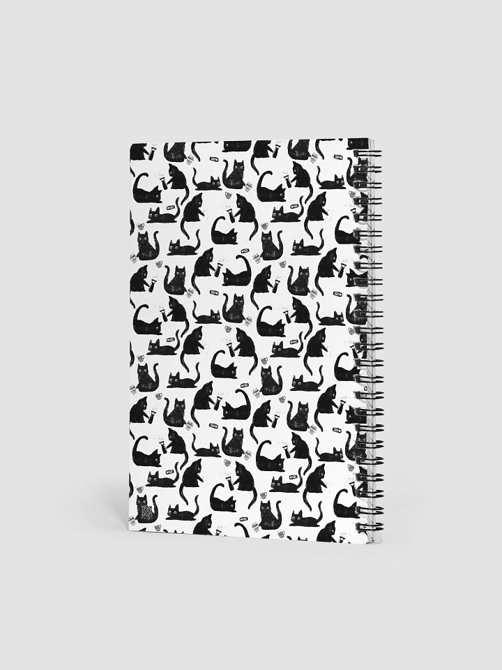 Bad Cats Knocking Stuff Over Pattern Notebook product image (2)
