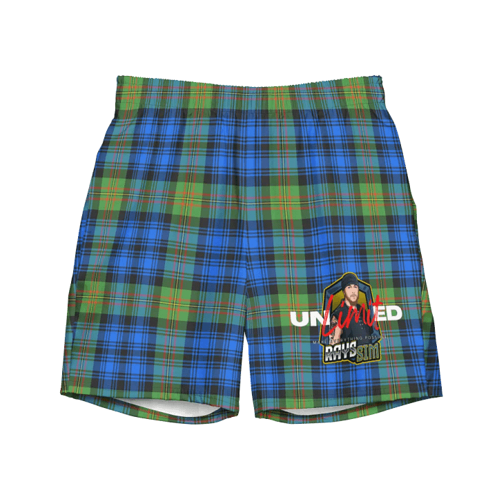 Unravelled Tartan Paradise Swim Trunks product image (2)