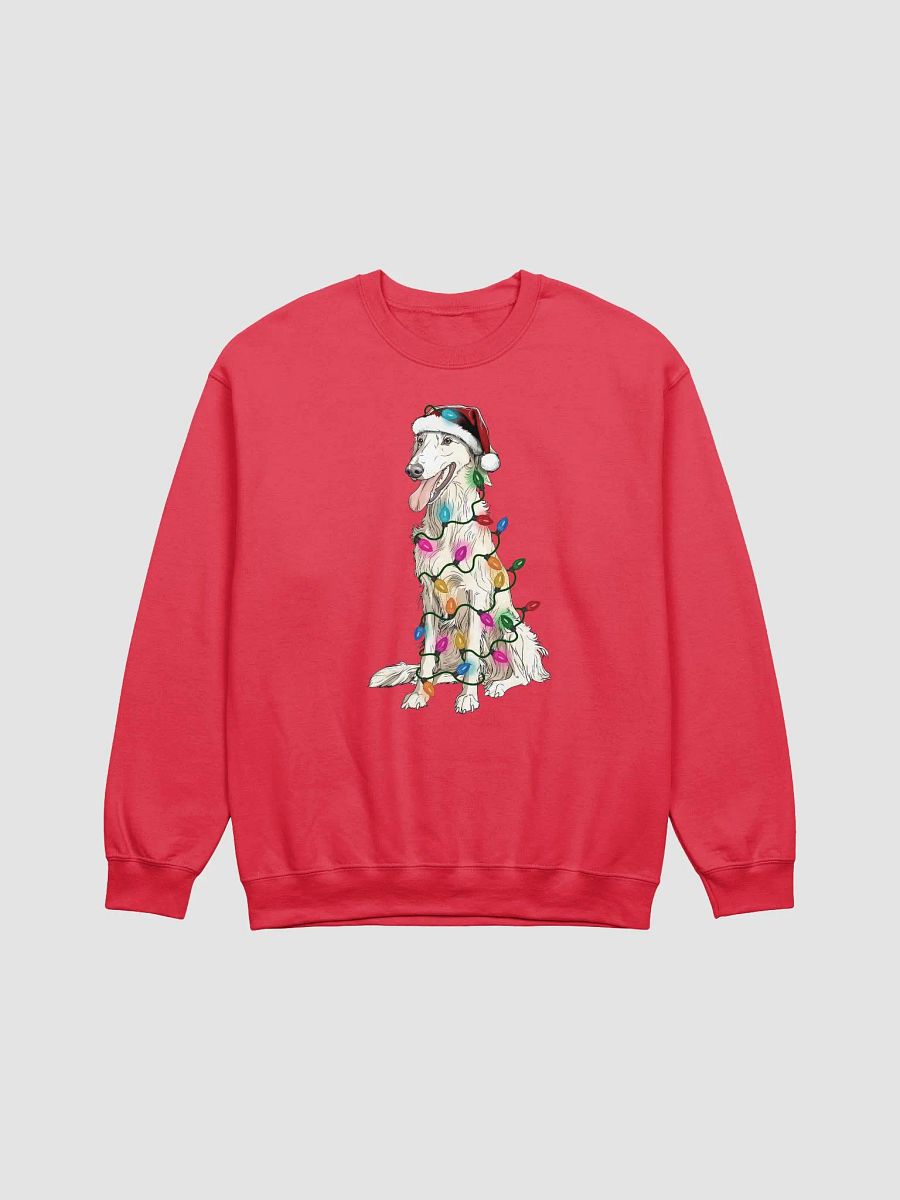 Funny Borzoi(White) Christmas Sweatshirt product image (21)