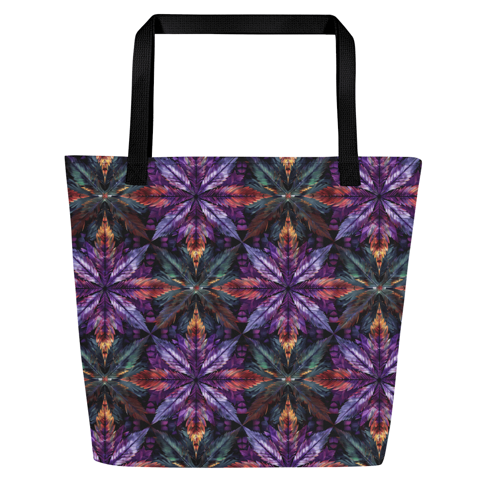 Cannabis - Galactic Ganja – Design | Large All-Over Print Tote Bag product image (2)