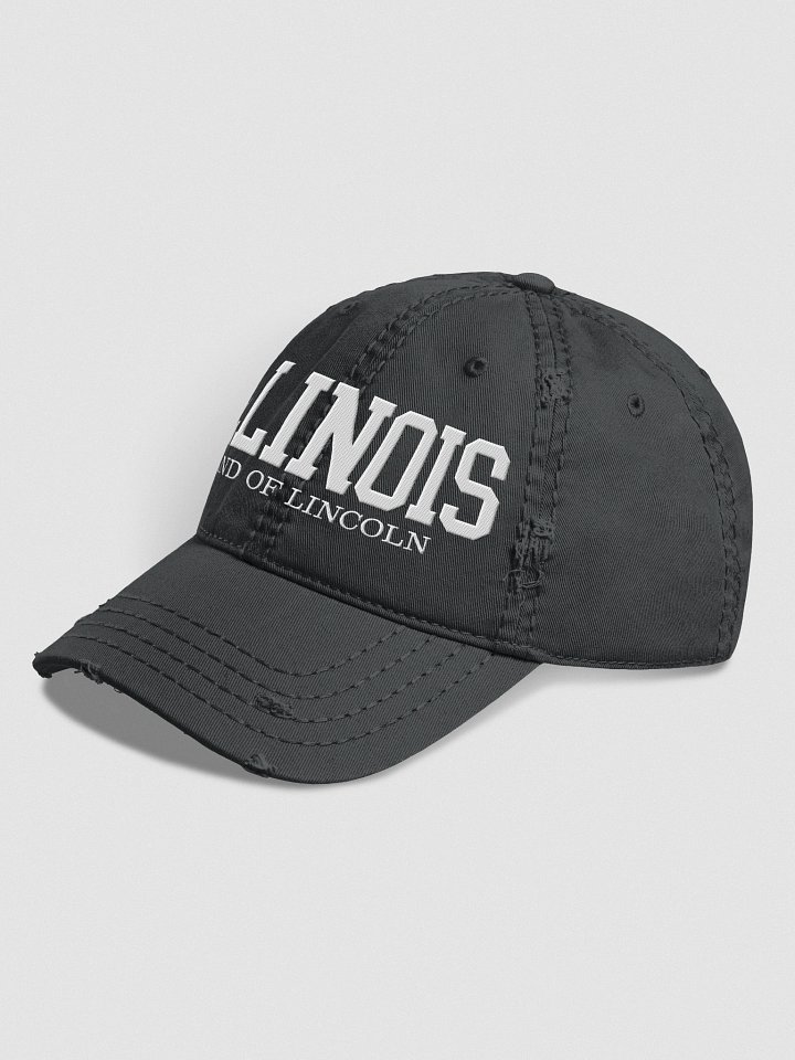 Illinois Land of Lincoln Distressed Dad Hat product image (5)