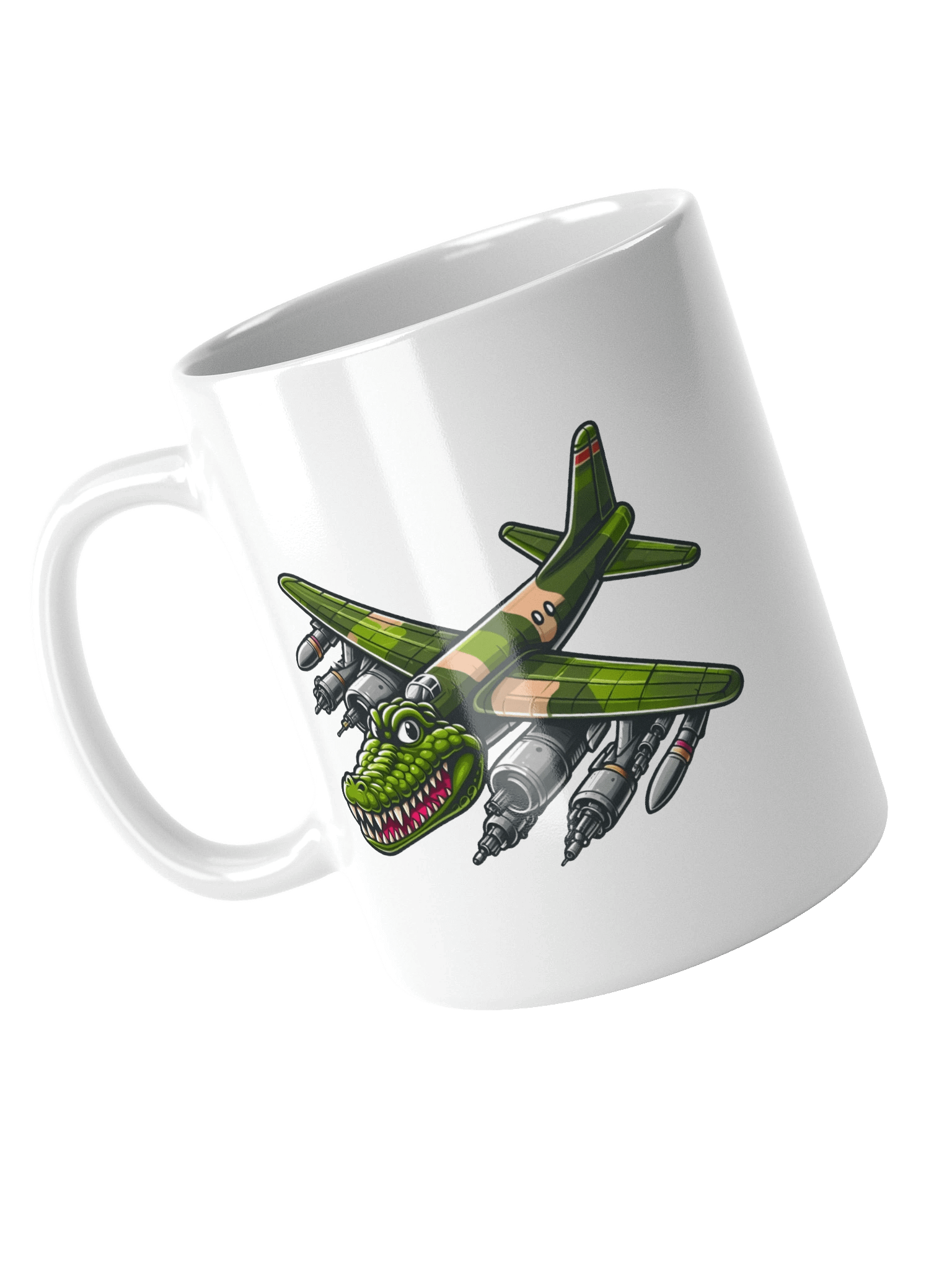 Bombardiro Crocodilo Mug – Brainrot Fanart Cartoon product image (8)