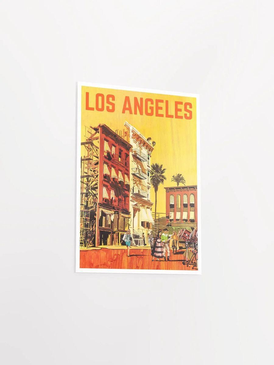 Los Angeles, USA, Hollywood, 1960s — retro vintage travel poster, retro travel art, retro travel wall art product image (8)