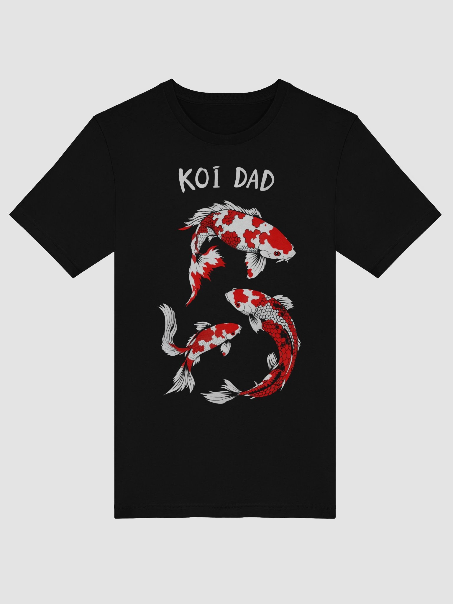 Koi Fish Shirt for Men Pond Lover Tee Japanese Style Koi Gift for Dad Nature Animal T-Shirt for Fishing and Garden Fans product image (5)