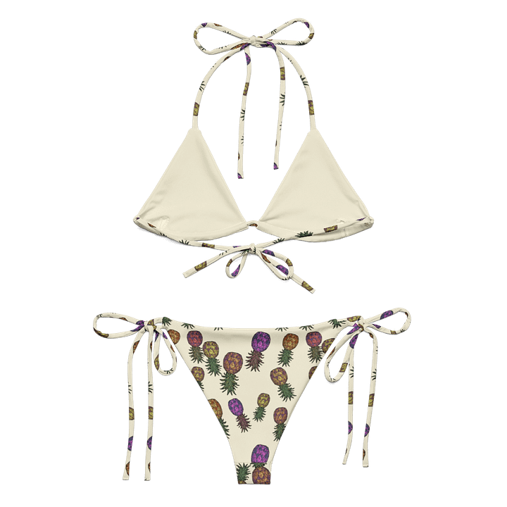 Upside-down Pineapple Swinger Pineapples Print Color Mix bikini product image (2)