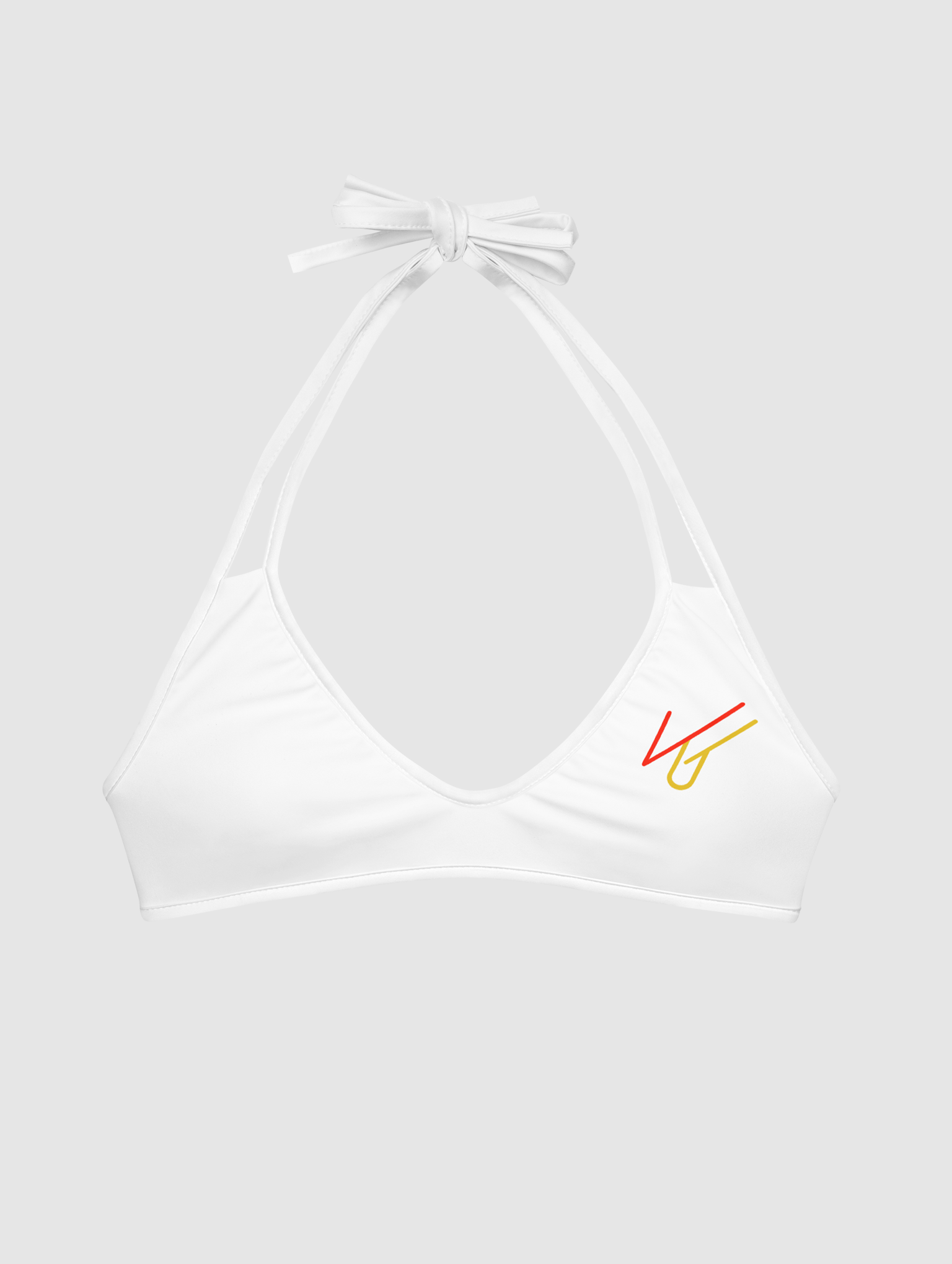 LangGang Bikini Top White product image (1)