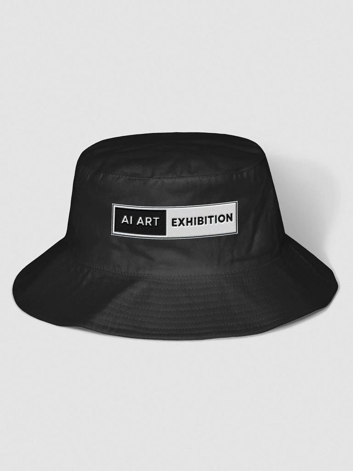 Black "AI Art Exhibition" Flexfit Bucket Hat product image (1)