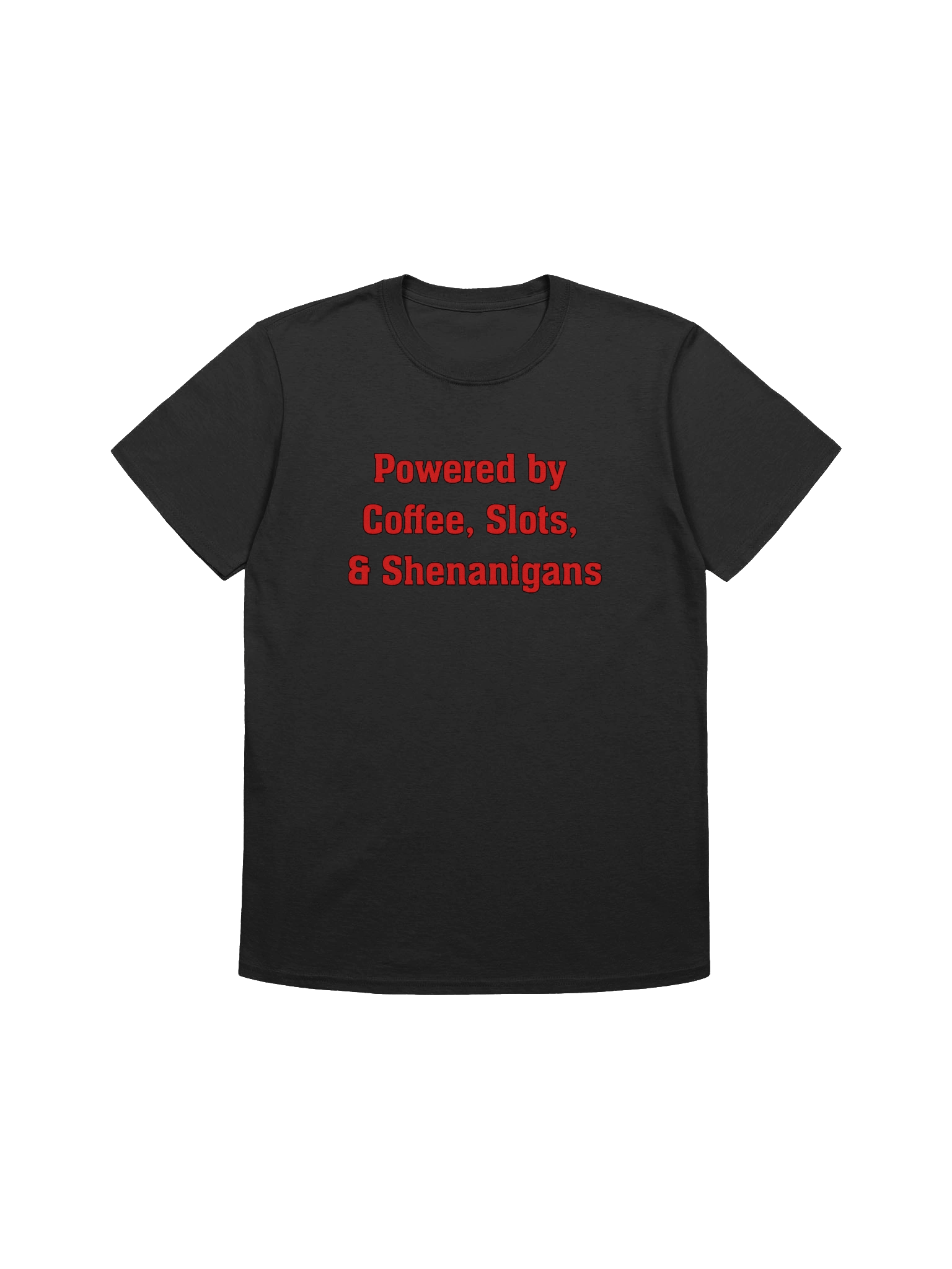 The Vegas Fuel Tee – Powered by Coffee, Slots, & Shenanigans product image (1)