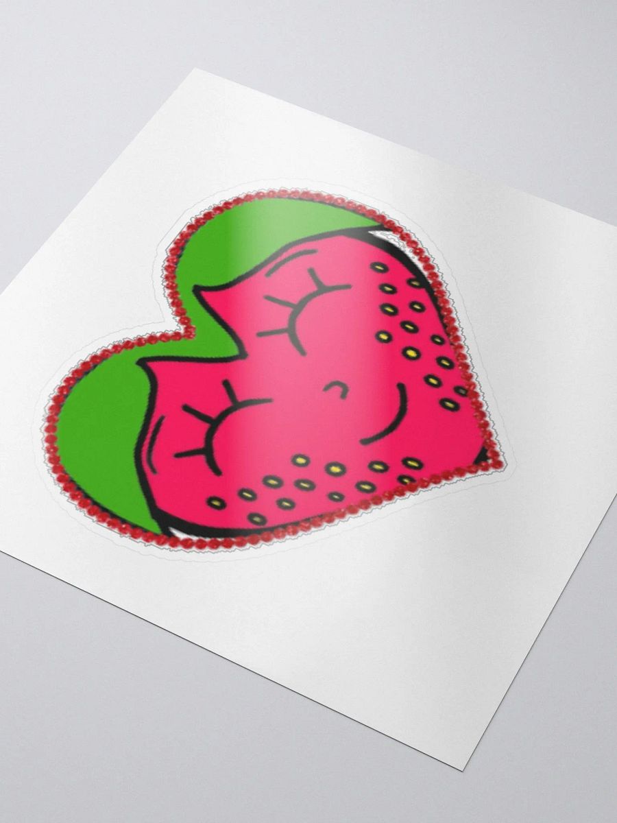 heart strawberry sticker product image (3)