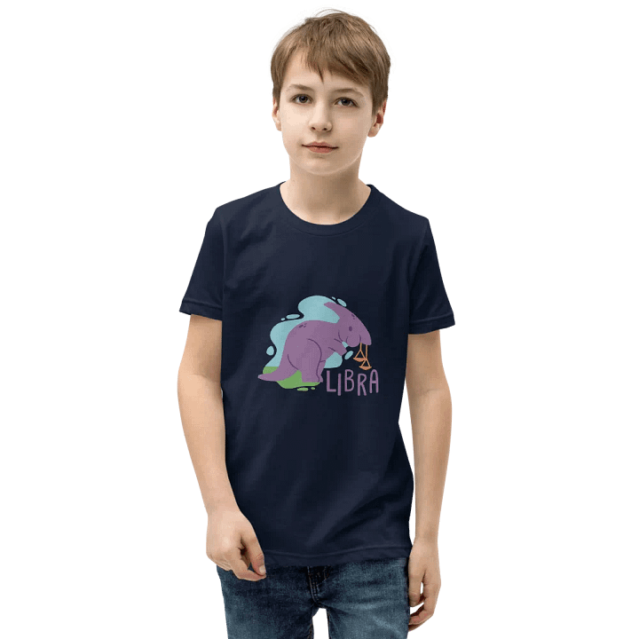 Youth Libra Dino T-Shirt product image (21)