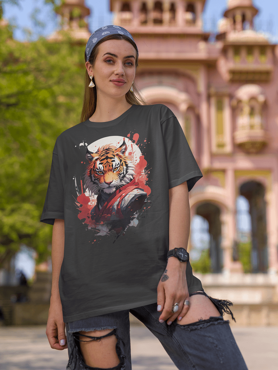 Stealthy Stripes Oversized Tee product image (12)