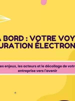 La facturation électronique _ Tout ce que vous devez savoir pour votre entreprise La réforme de la facturation électronique est la plus grande obligation légale depuis des années pour toutes les entreprises en France. Mais face aux termes techniques comme le PPF, les PDP, l'e-invoicing et l'e-reporting, il est facile de se sentir perdu.   Cette vidéo est votre guide pour comprendre tout ce qu'il faut savoir sur la facturation électronique et les dates clés de sa mise en place en France.   Dans cette vidéo, nous allons décrypter pour vous :  Le concept de facture électronique : Qu'est-ce que c'est et en quoi est-ce différent d'une facture numérisée ?  Le modèle en 