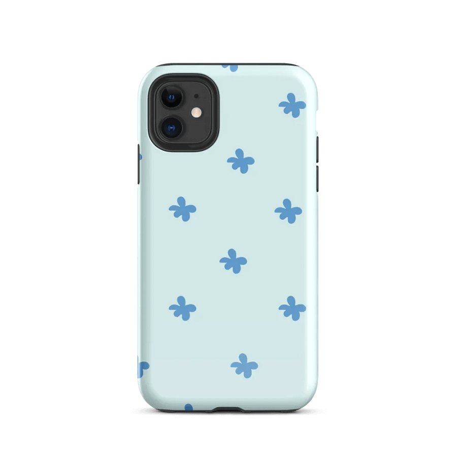 Blue Floral Delight iPhone® Tough Case product image (47)